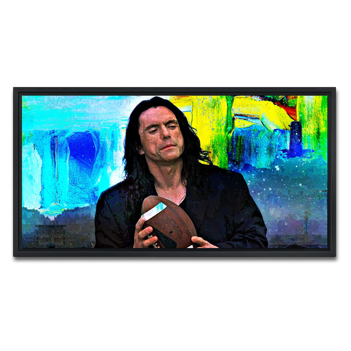 AUTO-MOCKUP WHITE | Wiseau | 1 Piece | Black Framed Canvas | group=2x1
