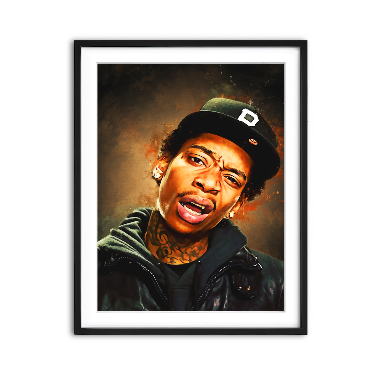 Framed Print 3x4 Black