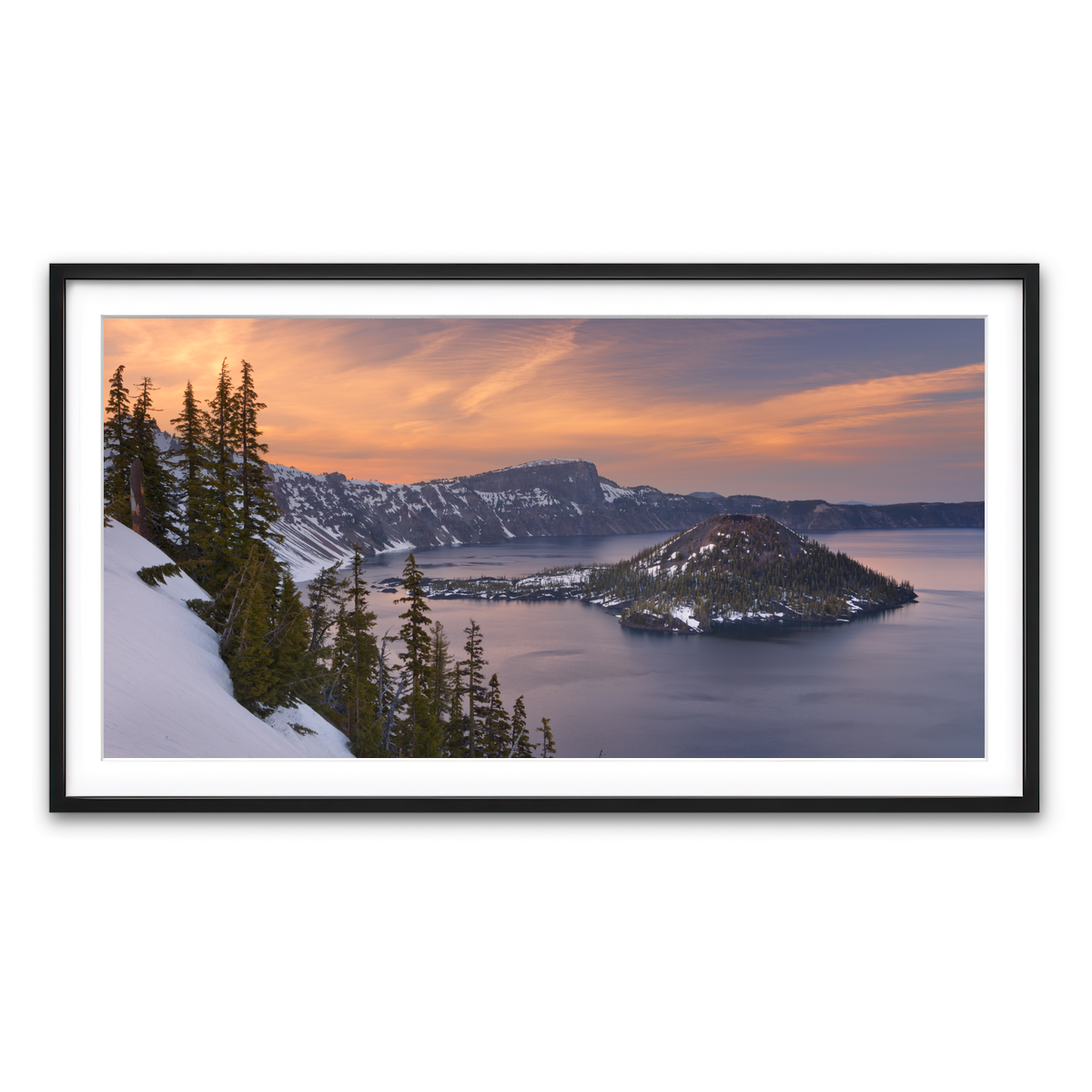 Framed Print 2x1 Black