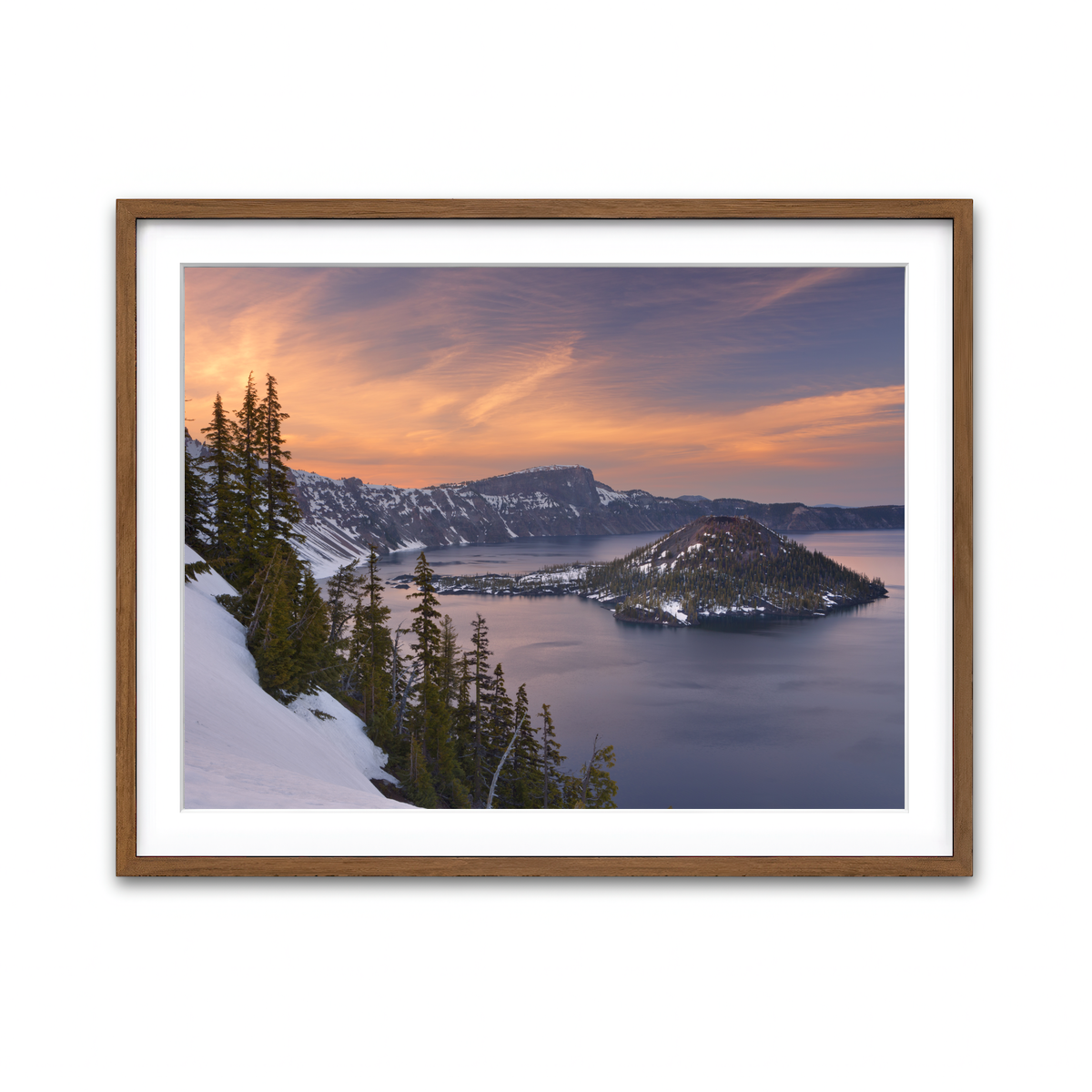 Framed Print 4x3 Walnut