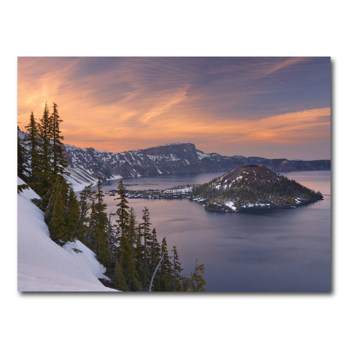 AUTO-MOCKUP WHITE | Wizard Island - Crater Lake | 1 Piece | Gallery Wrap Canvas | group=4x3
