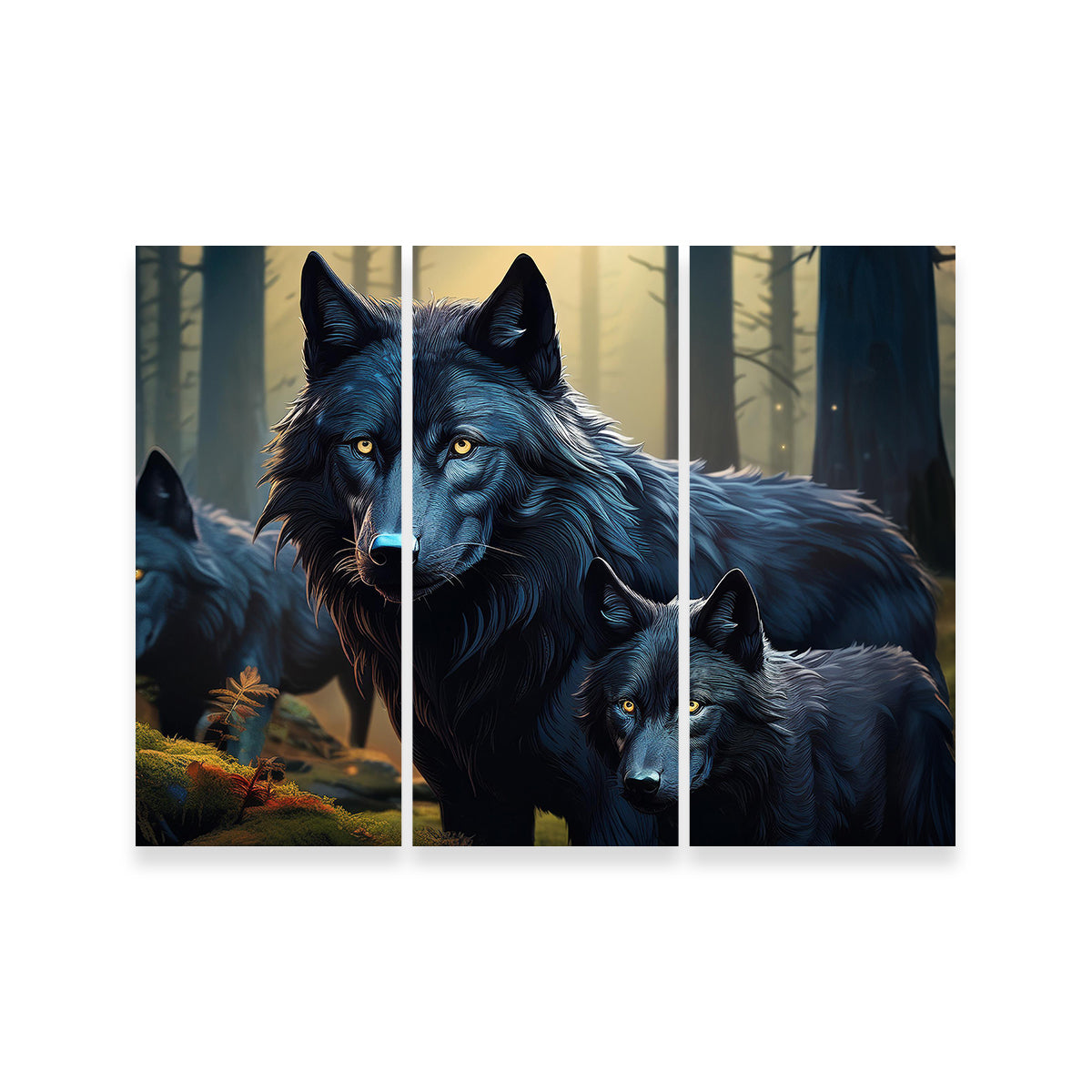 Wolf Family Wall Art