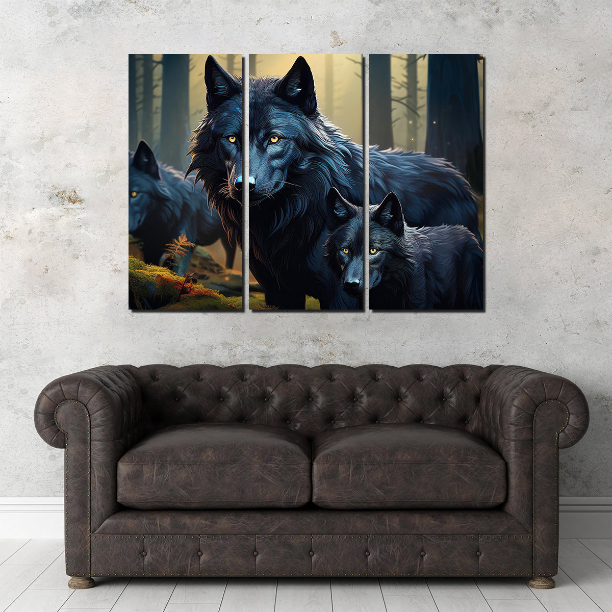 Wolf Family Wall Art