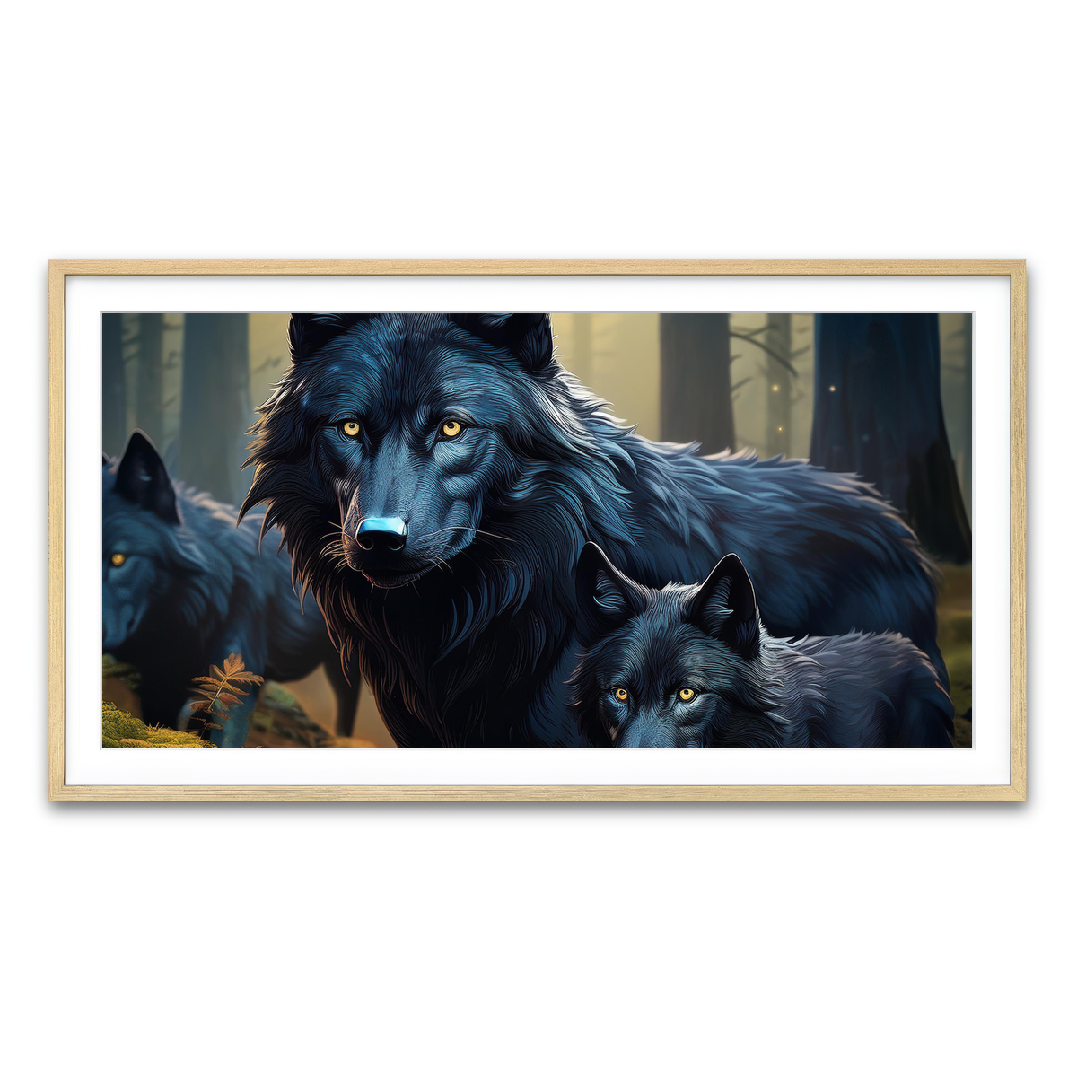 Framed Print 2x1 Natural