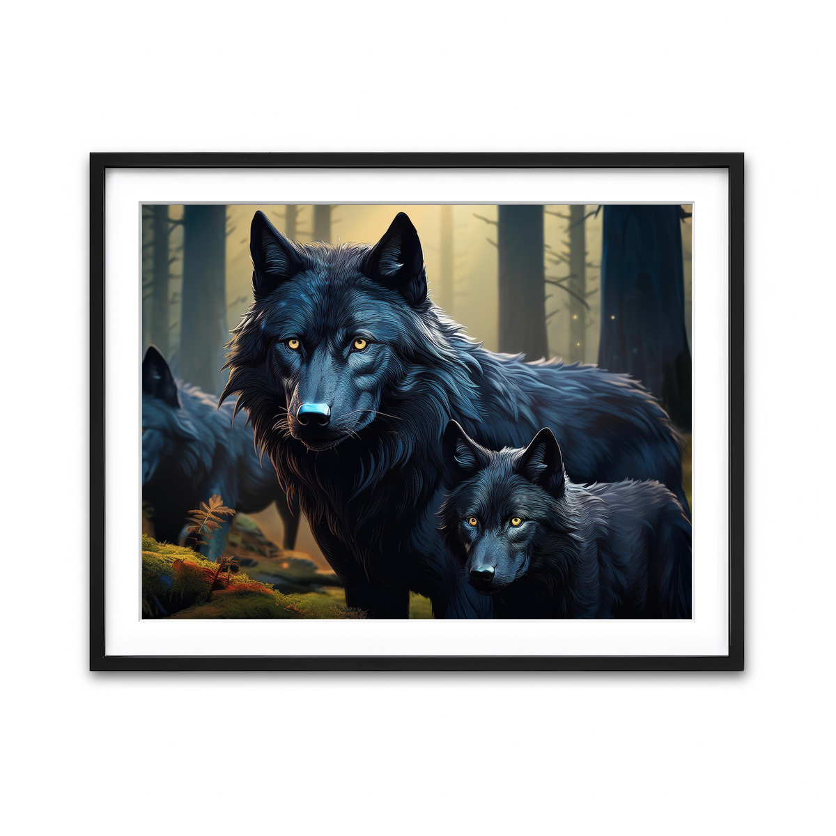 Framed Print 4x3 Black