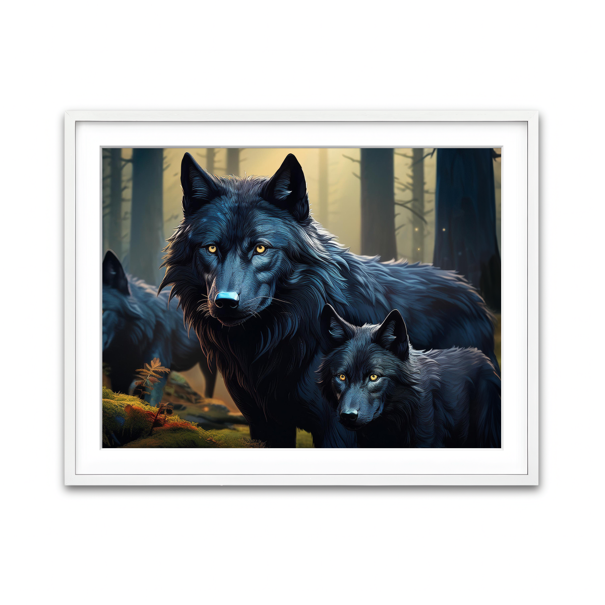 Framed Print 4x3 White