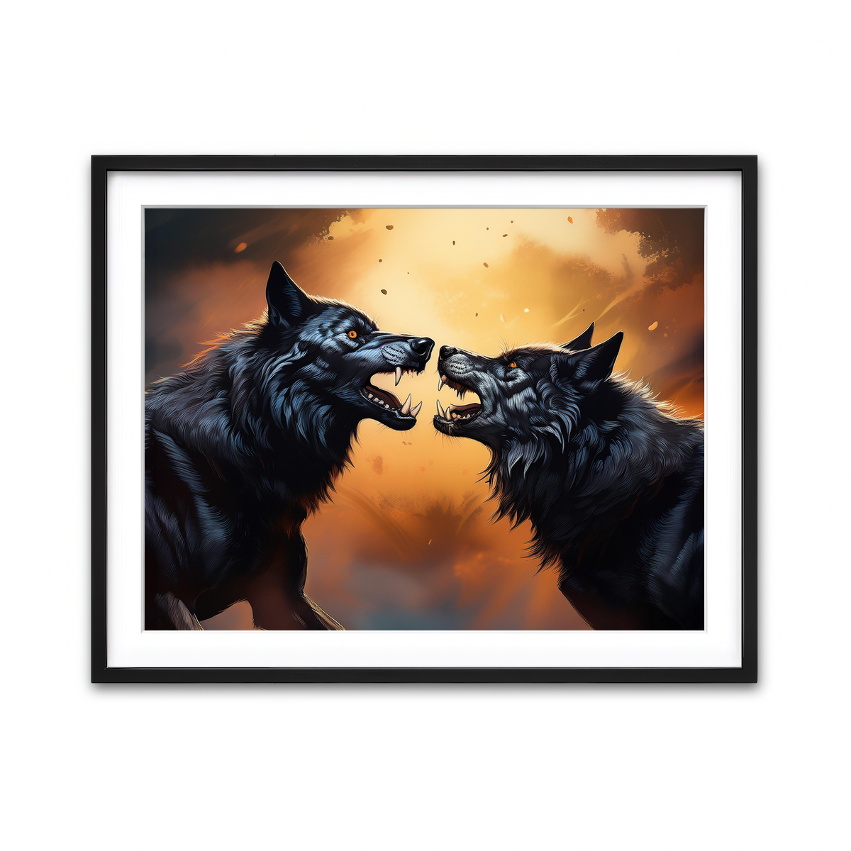 Framed Print 4x3 Black