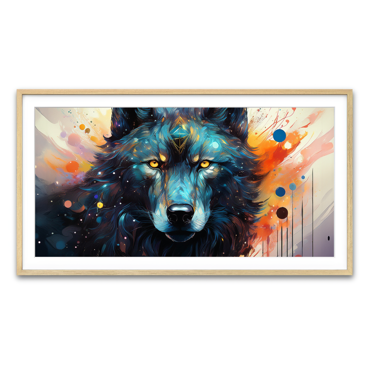 Framed Print 2x1 Natural