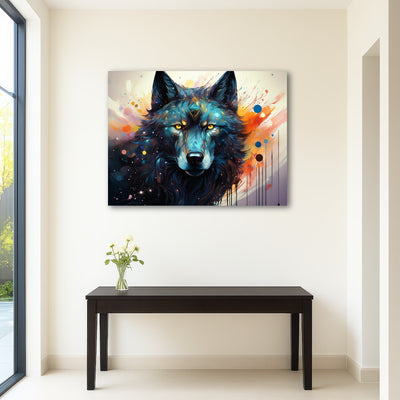 AUTO-MOCKUP ROOM | Wolf Painting