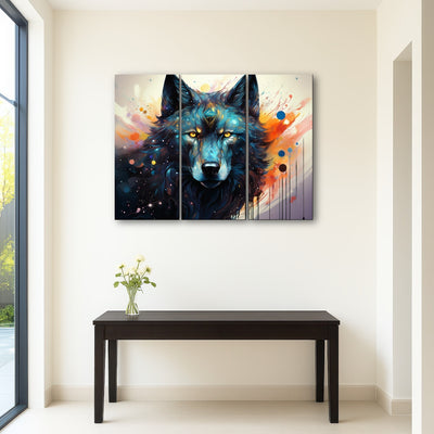 AUTO-MOCKUP ROOM | Wolf Painting