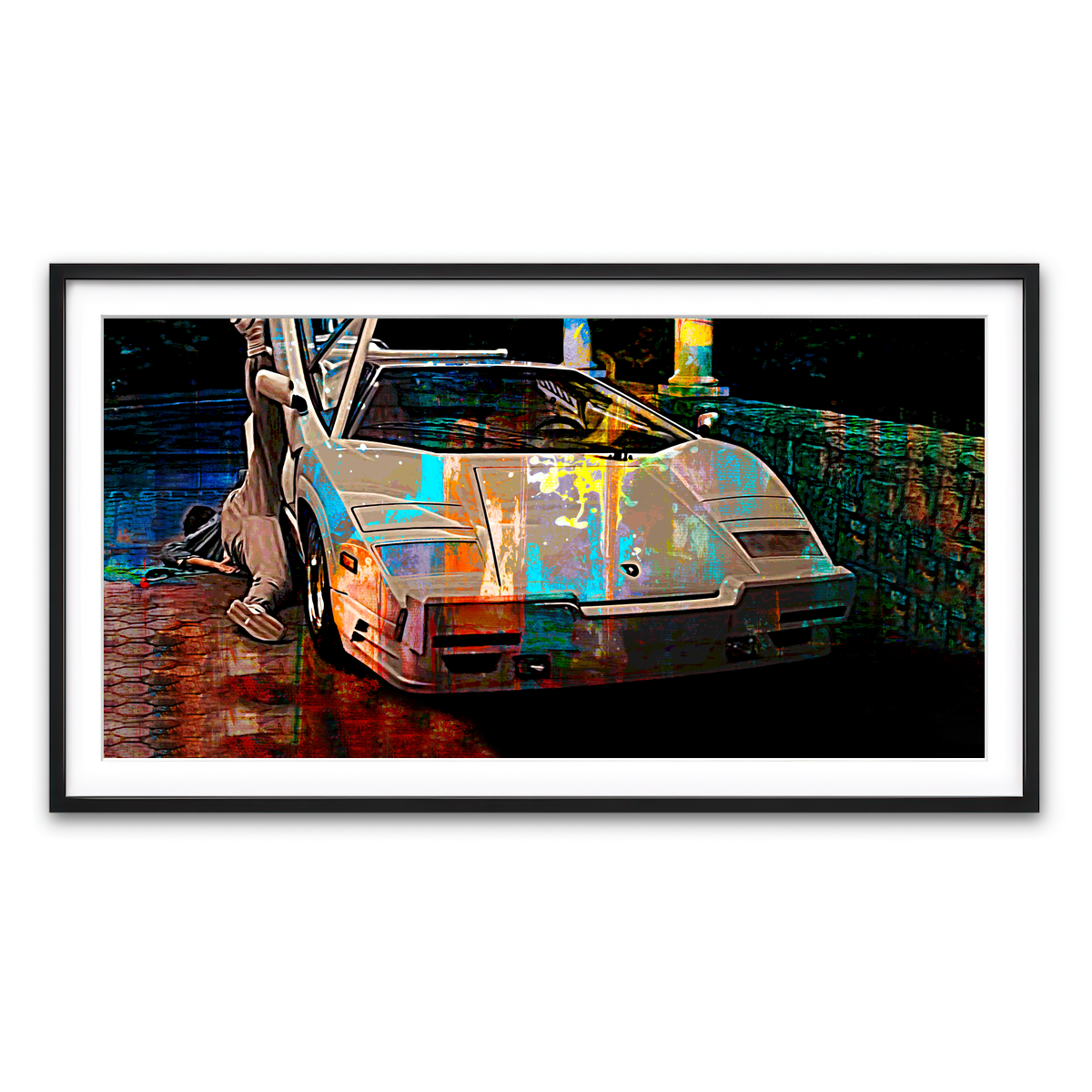 Framed Print 2x1 Black