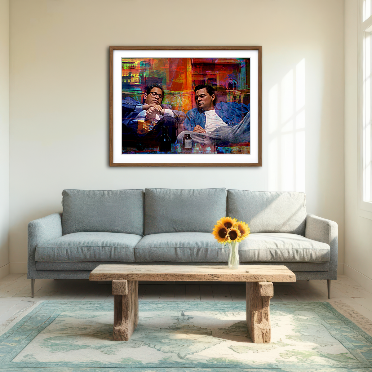 AUTO-MOCKUP ROOM | Wolf of Wall Street Lemmon Wall Art