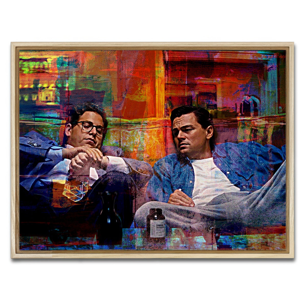 AUTO-MOCKUP WHITE | Wolf of Wall Street Lemmon | 1 Piece | Natural Framed Canvas | group=4x3