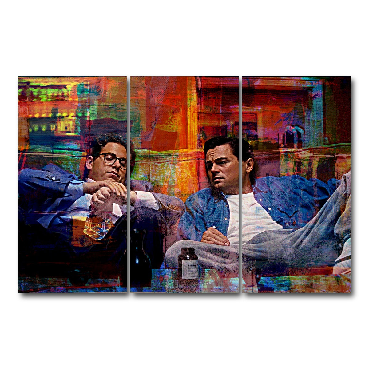 AUTO-MOCKUP WHITE | Wolf of Wall Street Lemmon | 3 Piece | Gallery Wrap Canvas | group=12x24