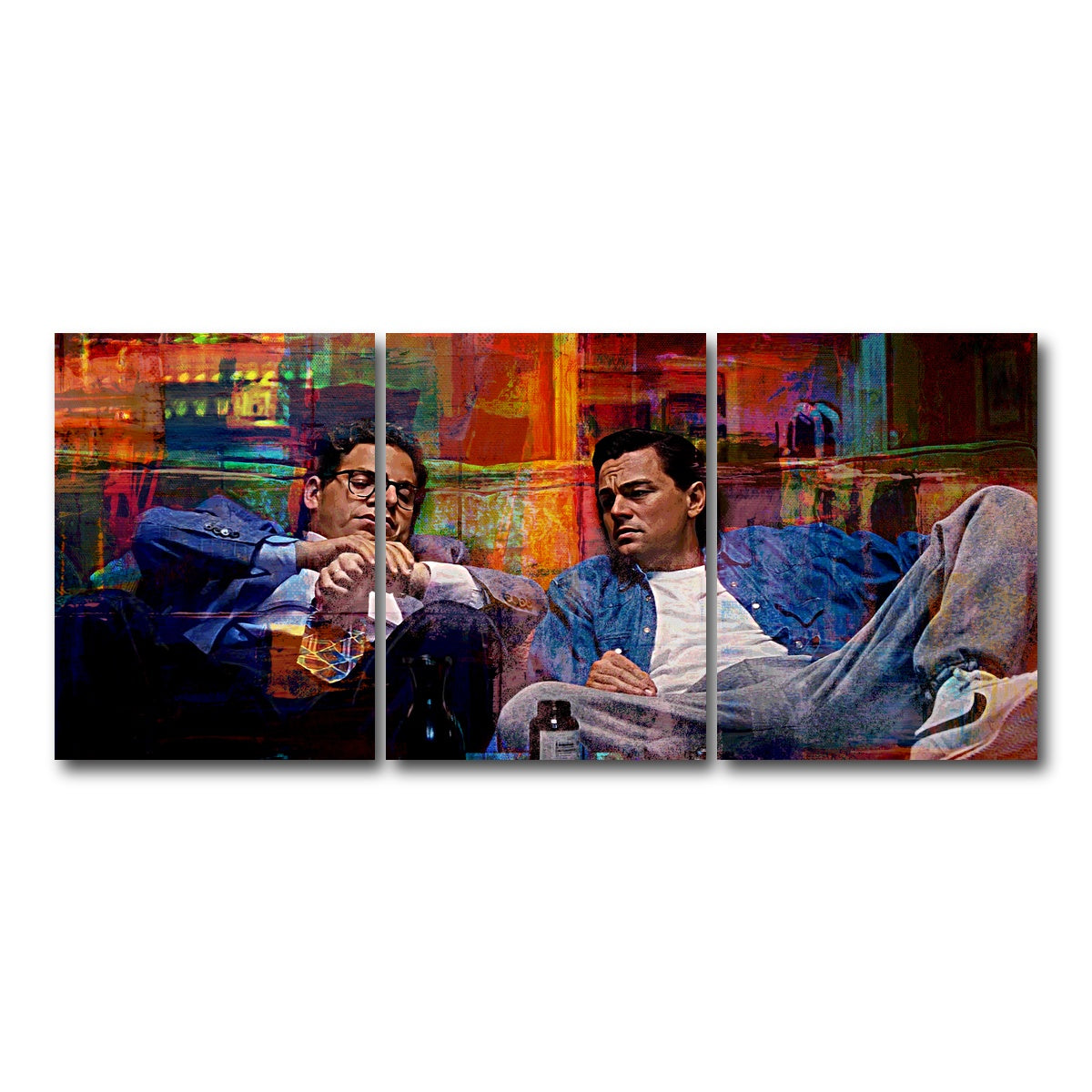 AUTO-MOCKUP WHITE | Wolf of Wall Street Lemmon | 3 Piece | Gallery Wrap Canvas | group=18x24