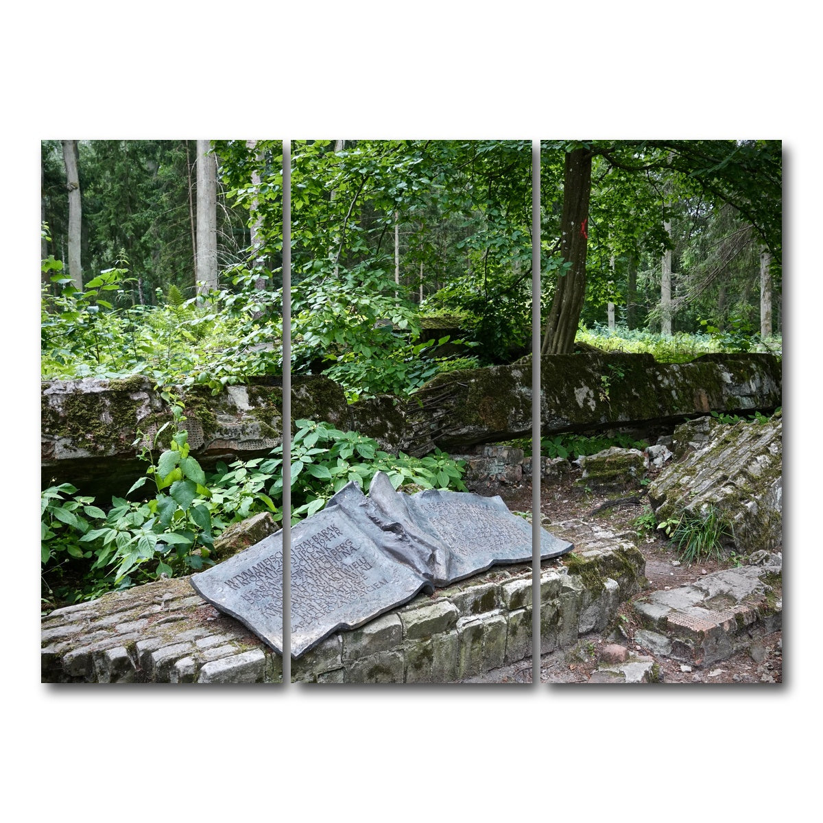 AUTO-MOCKUP WHITE | Wolf's Lair - Stauffenberg Bomb site | 3 Piece | Gallery Wrap Canvas | group=8x18