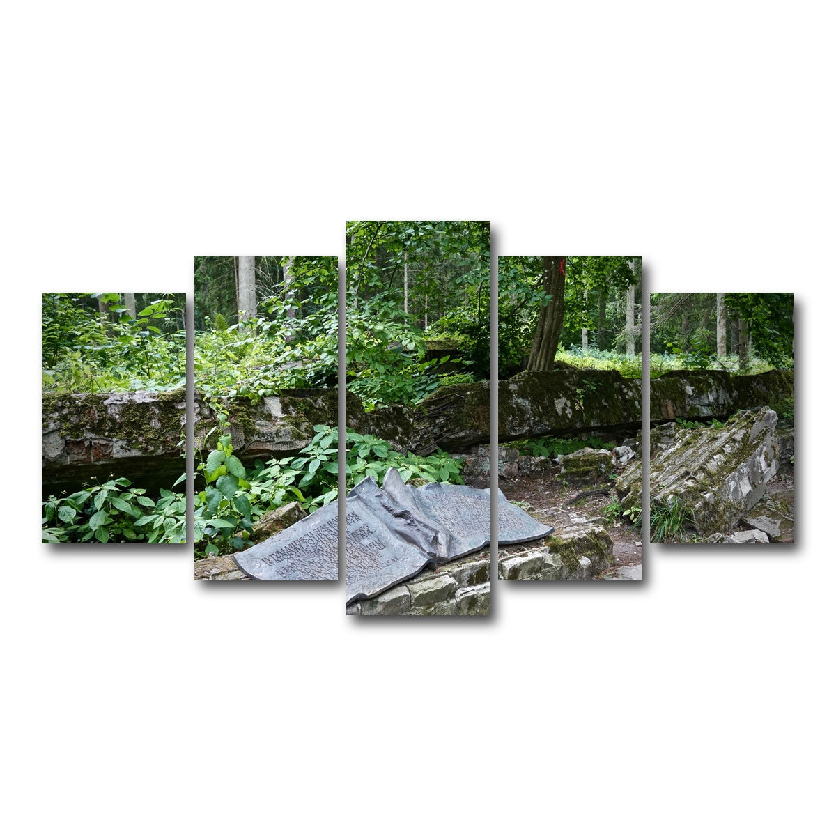 AUTO-MOCKUP WHITE | Wolf's Lair - Stauffenberg Bomb site | 5 Piece | Gallery Wrap Canvas | group=5_normal