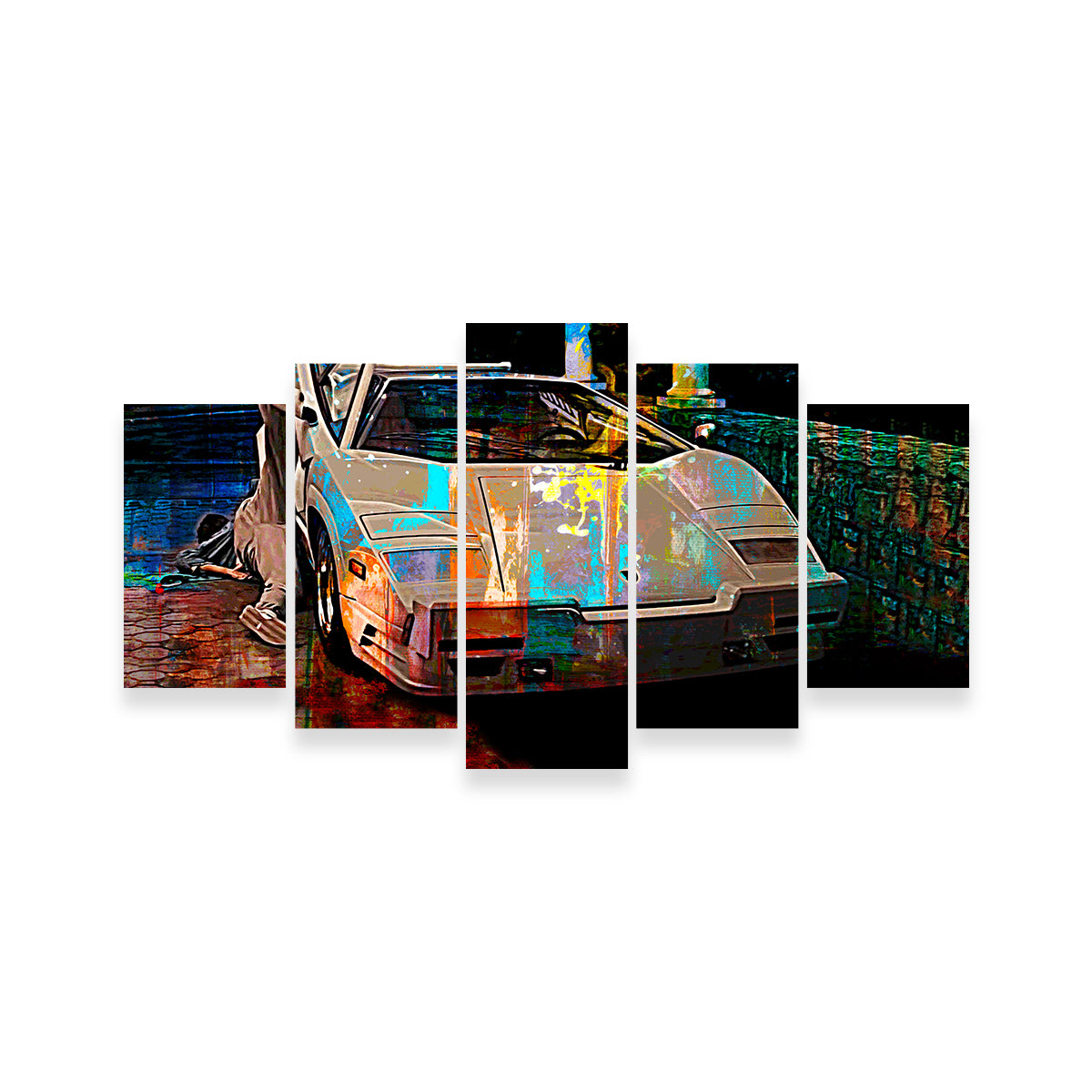 Wolf of Wall Street Lamborghini Wall Art