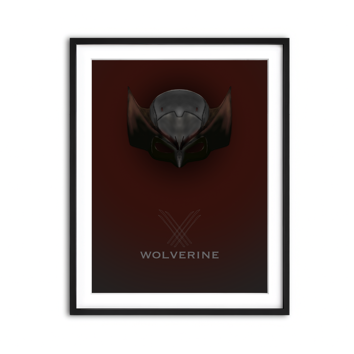 Framed Print 3x4 Black