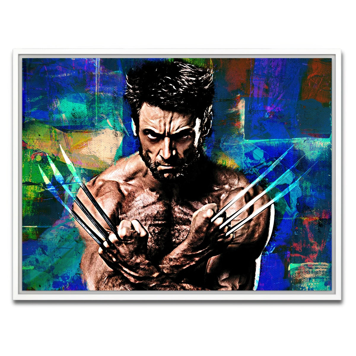 AUTO-MOCKUP WHITE | Wolverine | 1 Piece | White Framed Canvas | group=4x3
