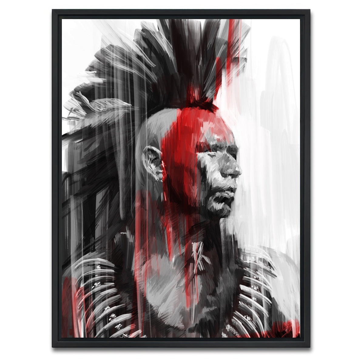 AUTO-MOCKUP WHITE | Wolves | 1 Piece | Black Framed Canvas | group=3x4