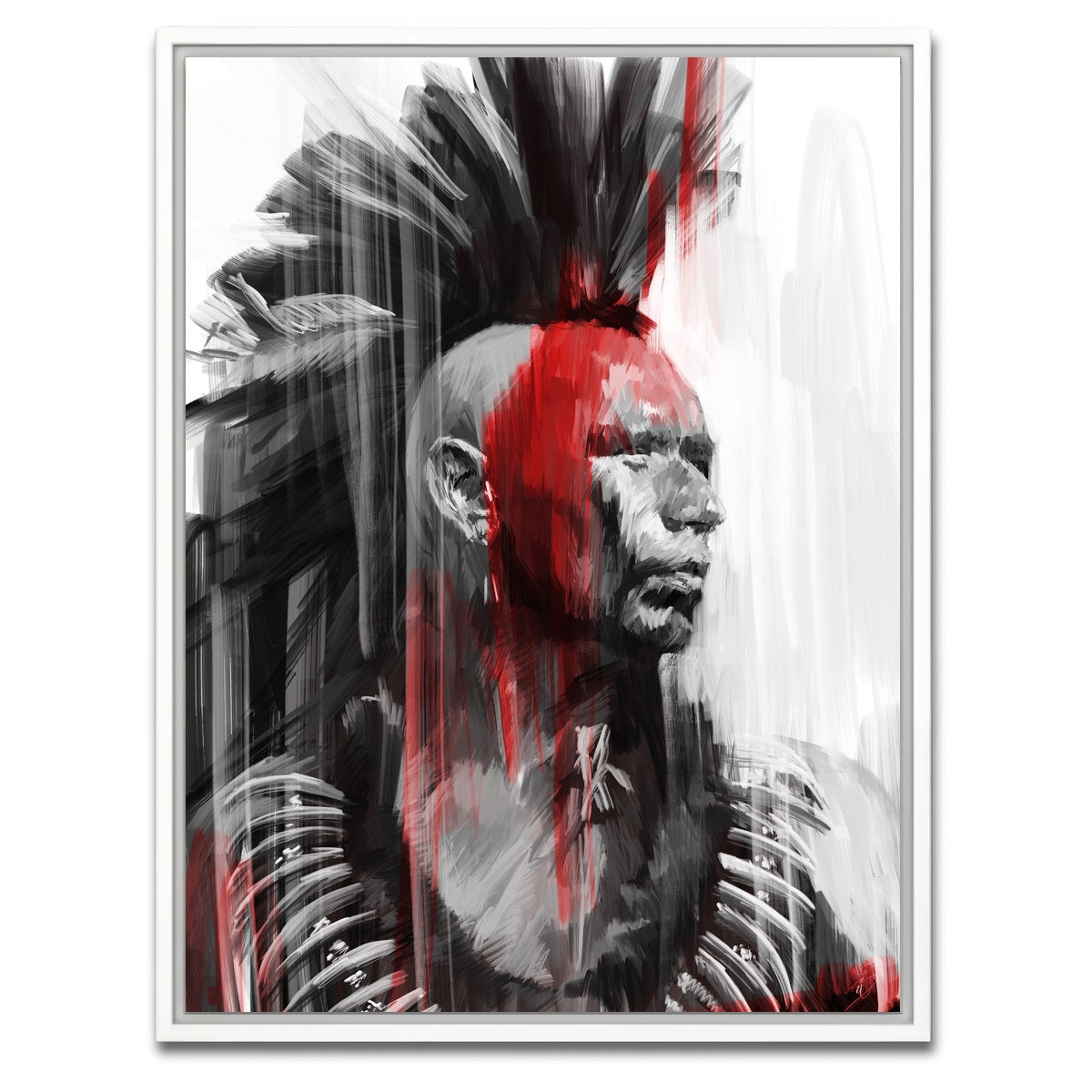 AUTO-MOCKUP WHITE | Wolves | 1 Piece | White Framed Canvas | group=3x4