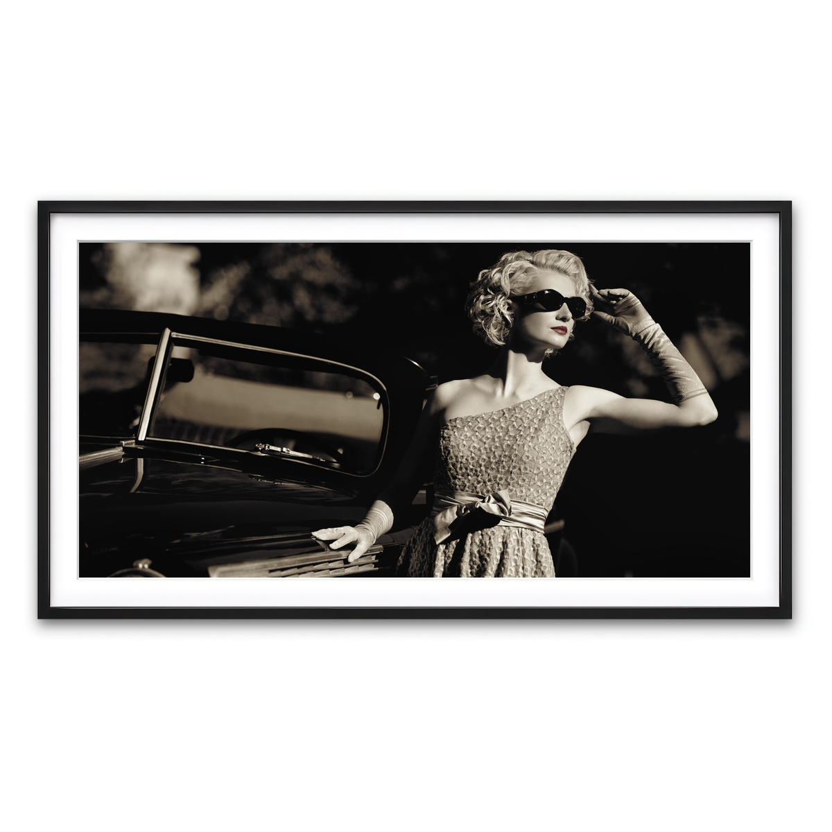 Framed Print 2x1 Black