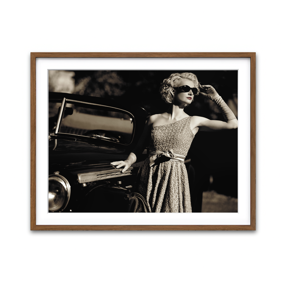 Framed Print 4x3 Walnut