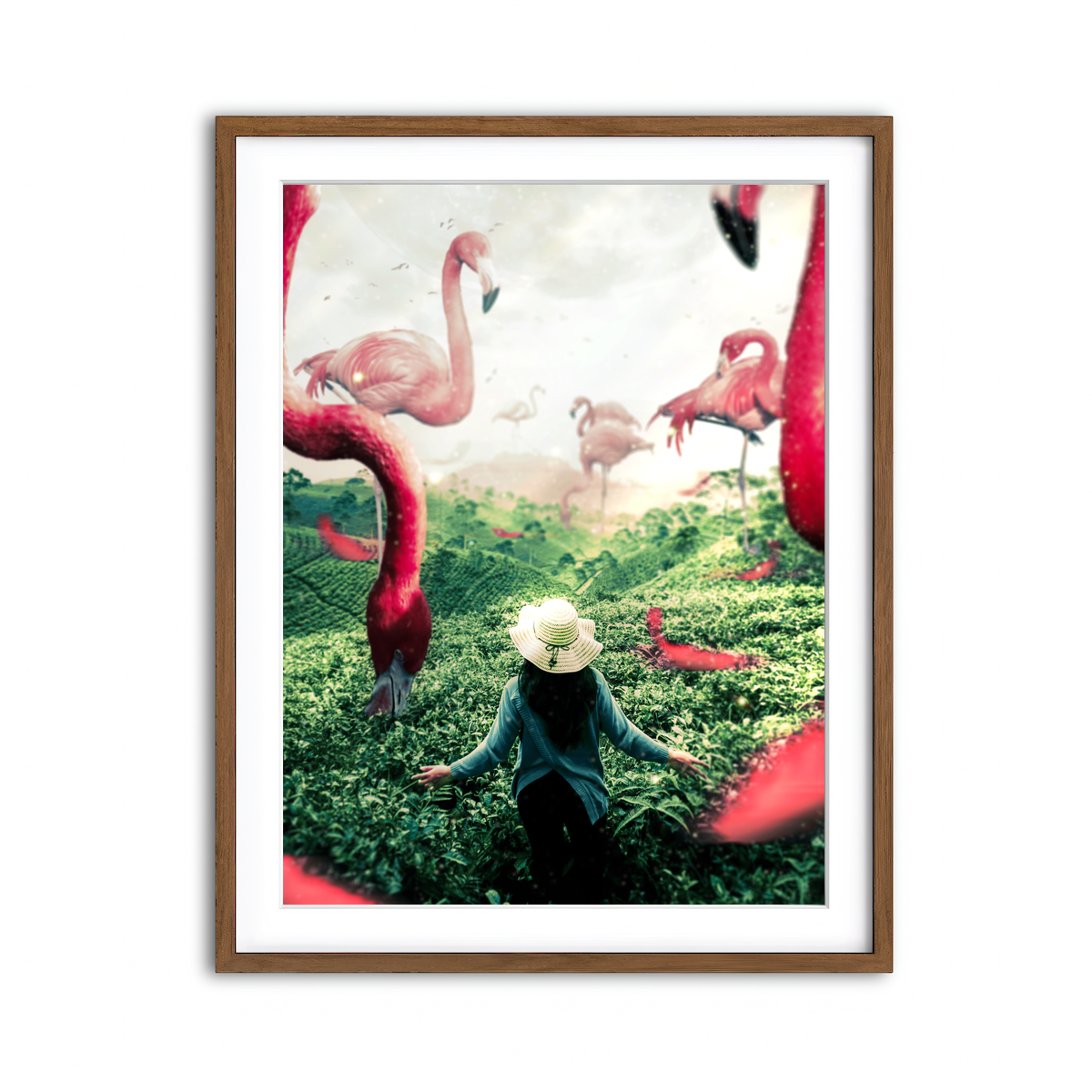 Framed Print 3x4 Walnut