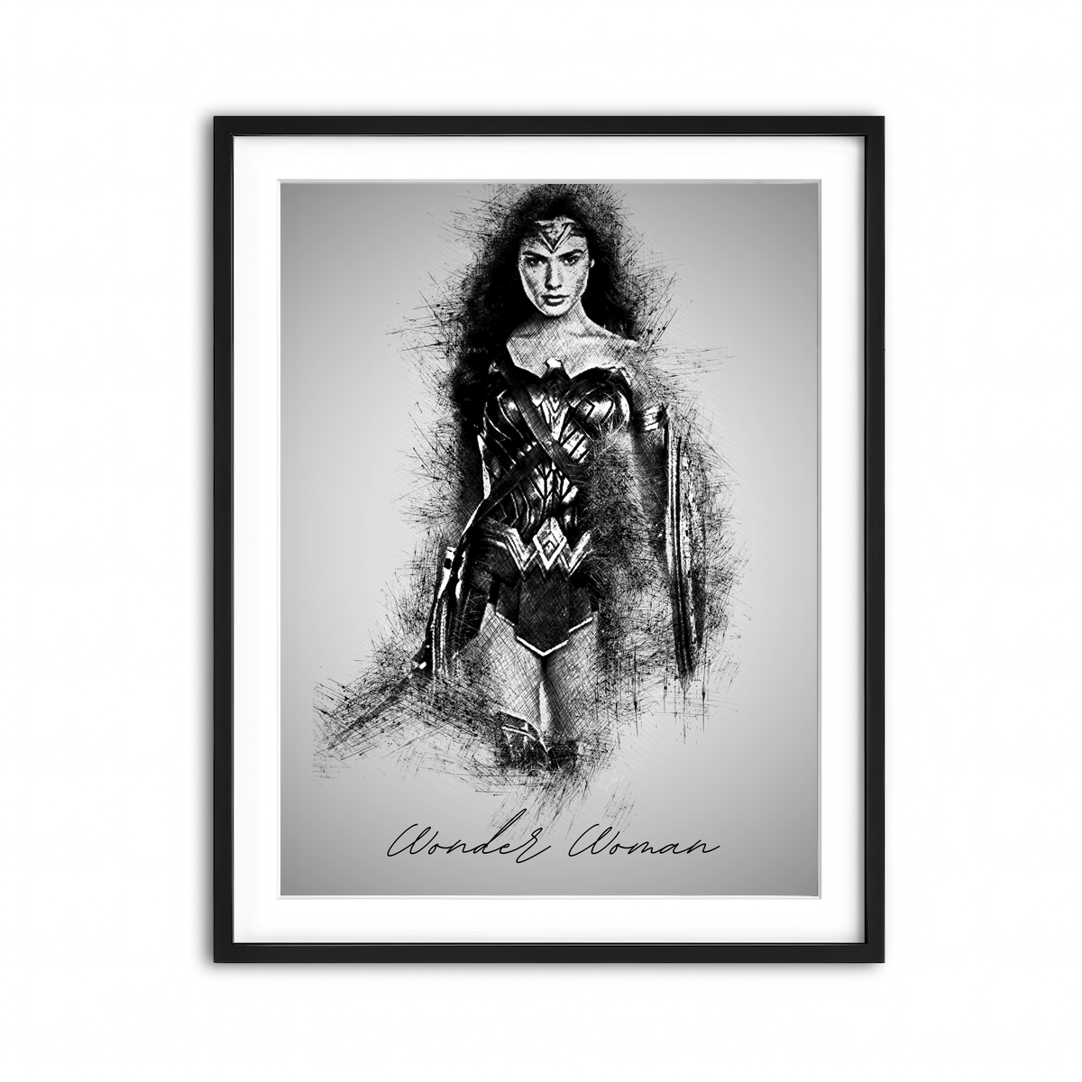 Framed Print 3x4 Black