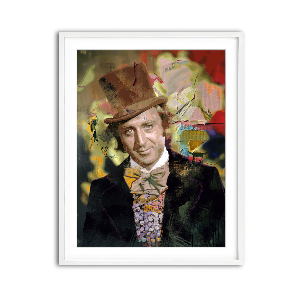 Framed Print 3x4 White