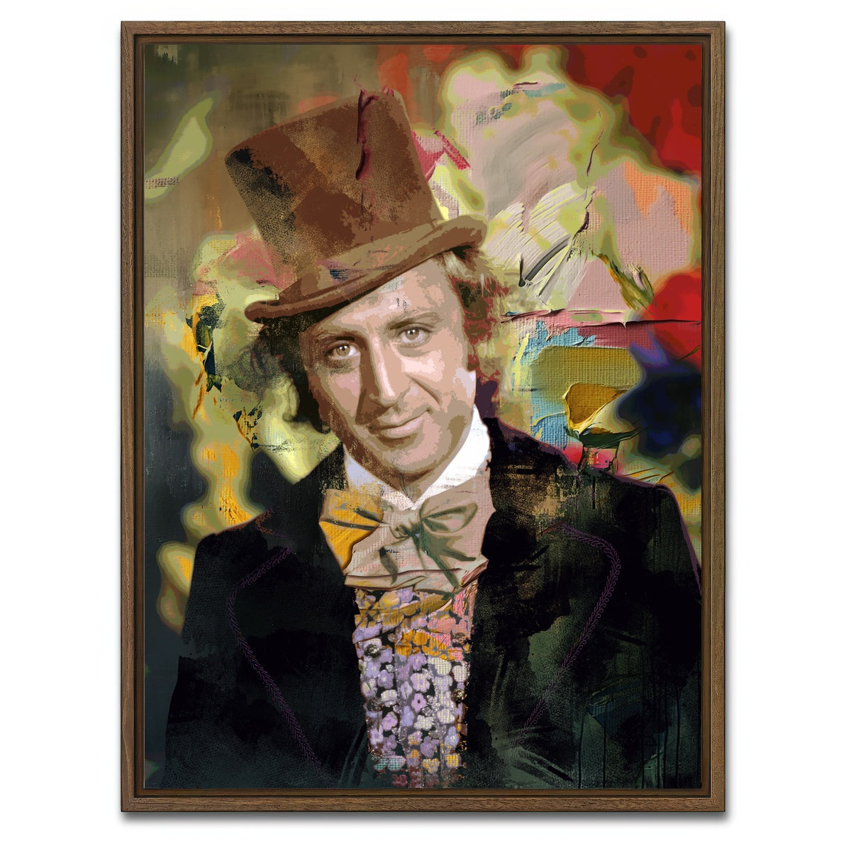 AUTO-MOCKUP WHITE | Wonka | 1 Piece | Walnut Framed Canvas | group=3x4