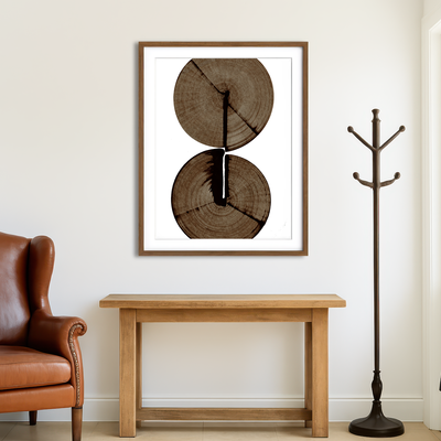 AUTO-MOCKUP ROOM | Wood Cracks Wall Art