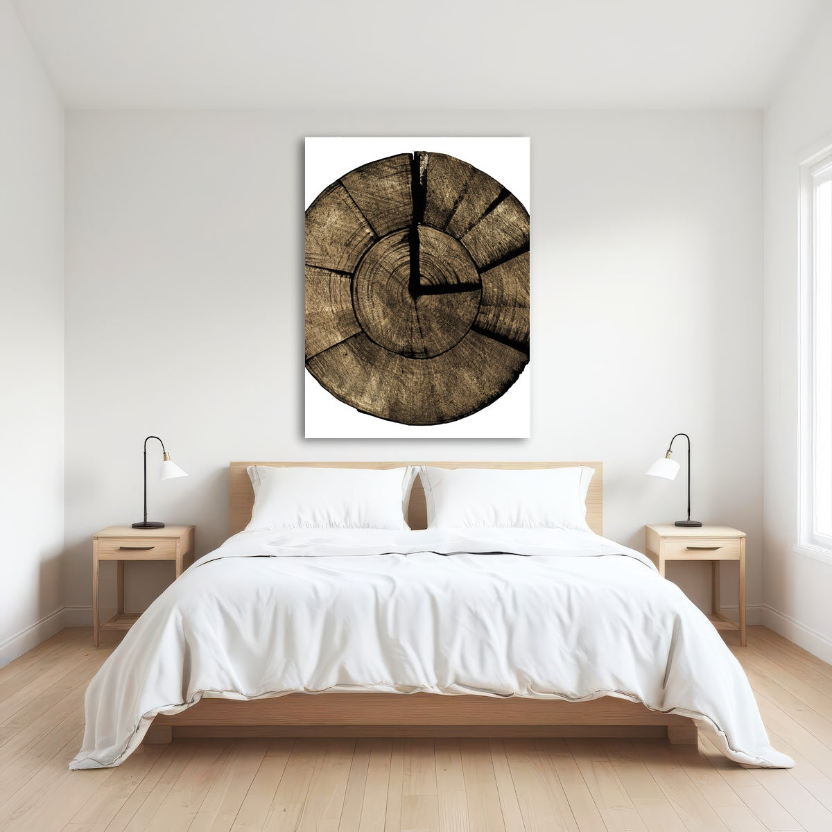 AUTO-MOCKUP ROOM | Wooden Clock