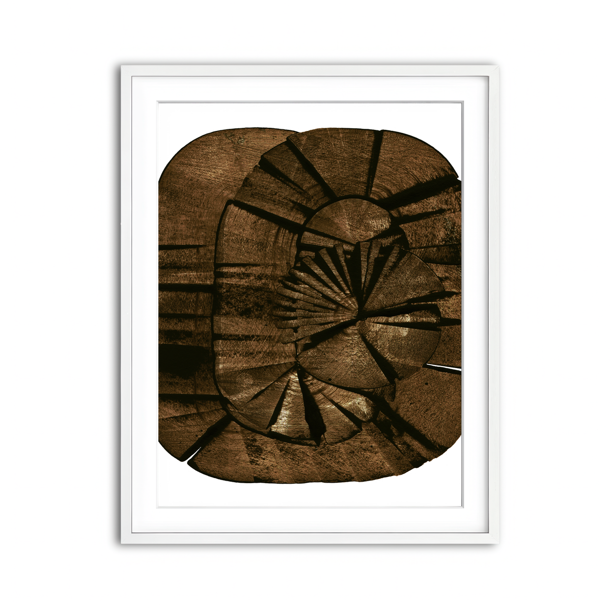 Framed Print 3x4 White