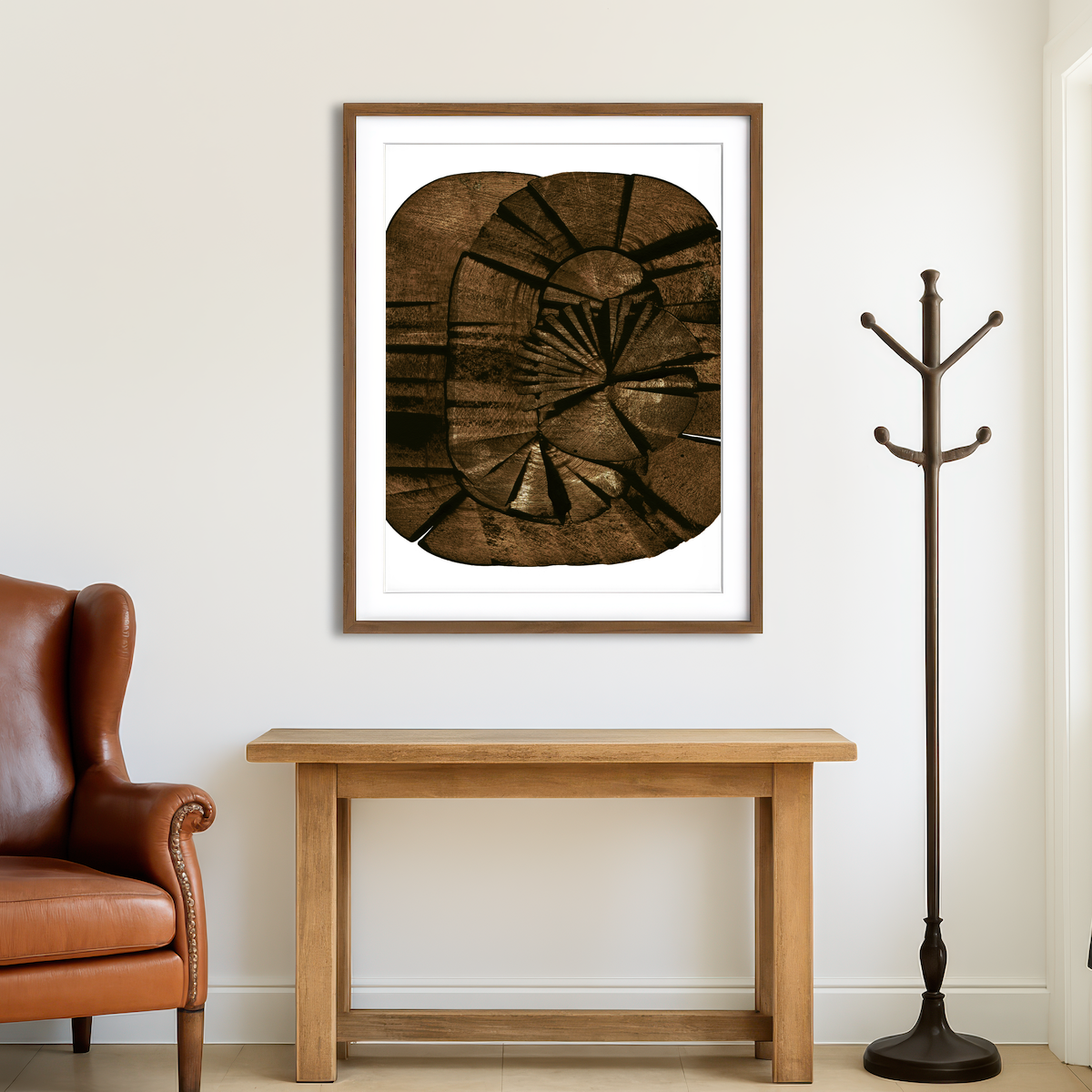 AUTO-MOCKUP ROOM | Wooden Dimension Wall Art