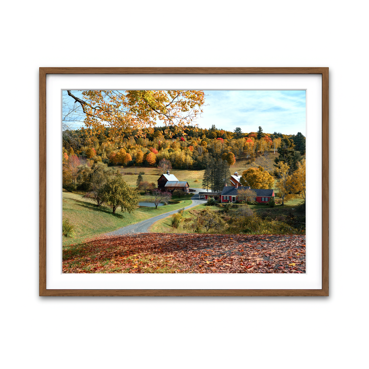 Framed Print 4x3 Walnut