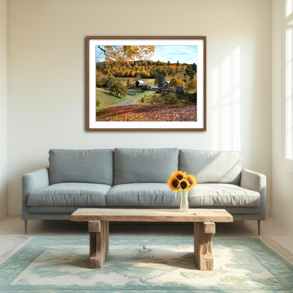 AUTO-MOCKUP ROOM | Woodstock Farmstead Wall Art