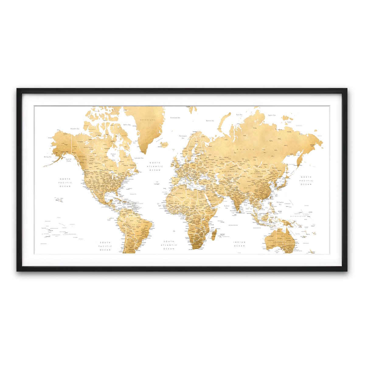 Framed Print 2x1 Black