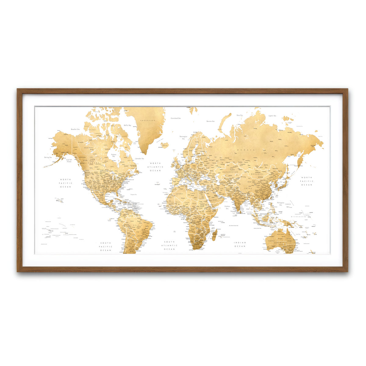 Framed Print 2x1 Walnut