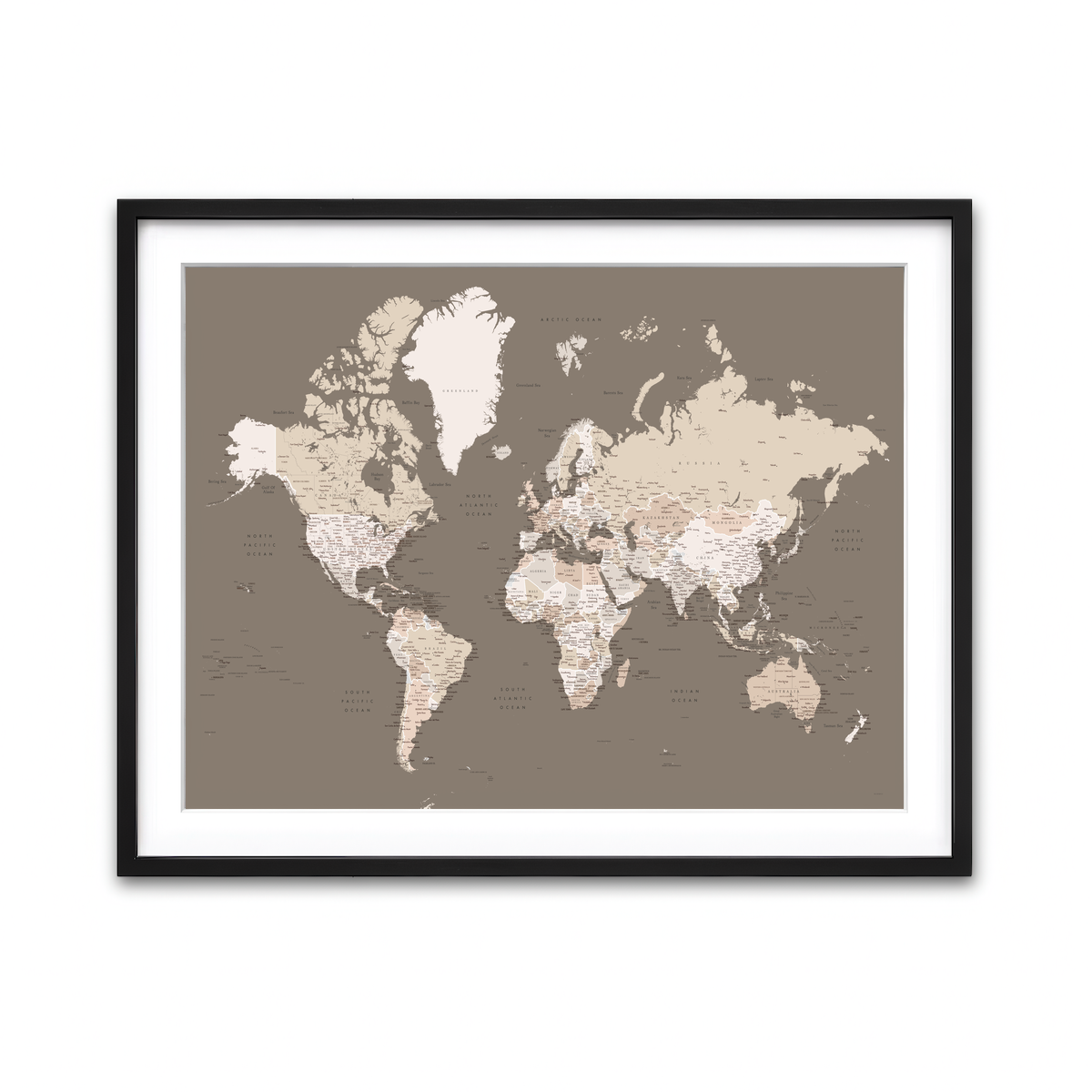 Framed Print 4x3 Black