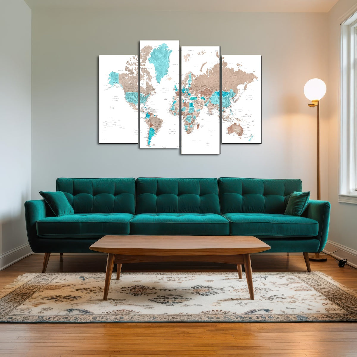 AUTO-MOCKUP ROOM | World Map 12