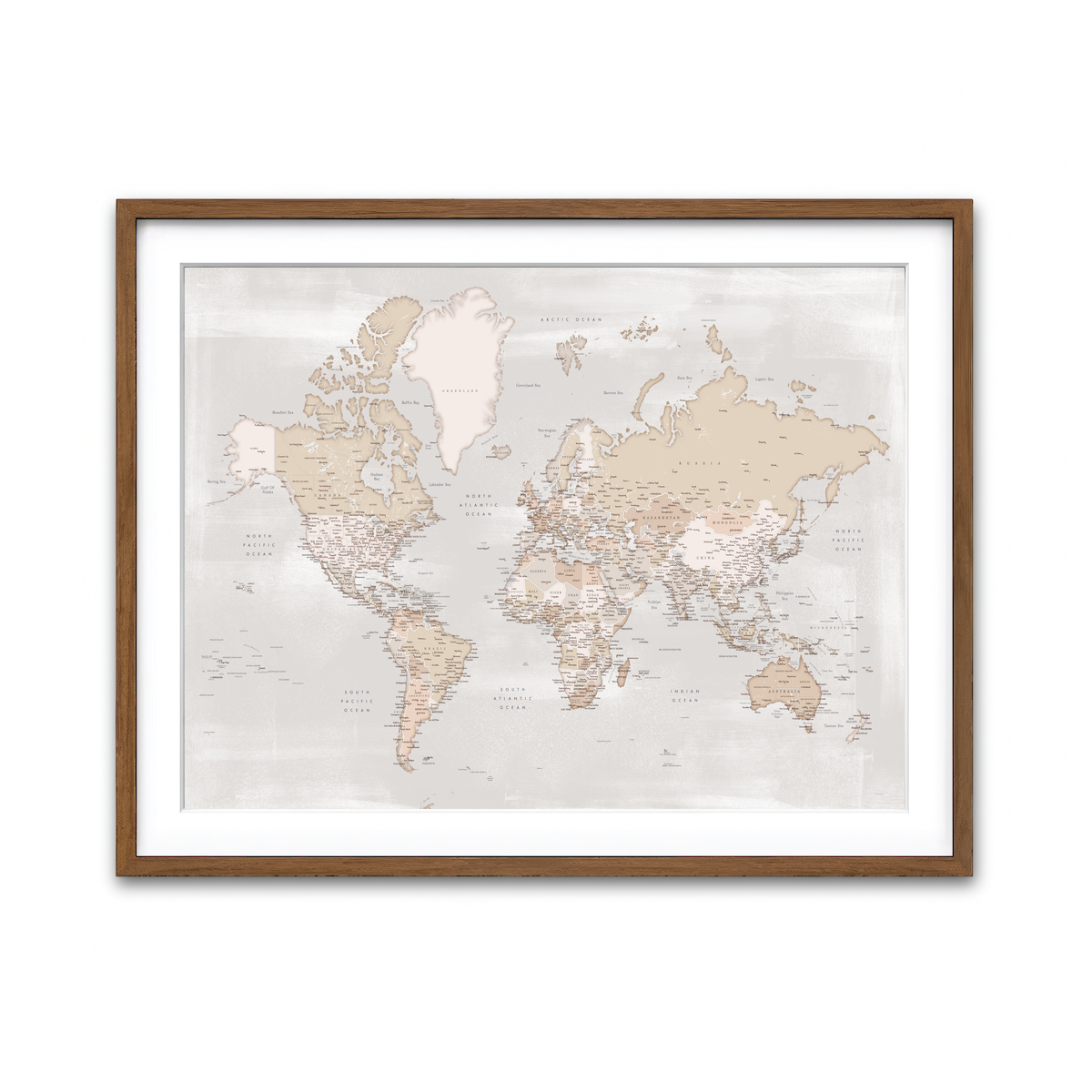 Framed Print 4x3 Walnut