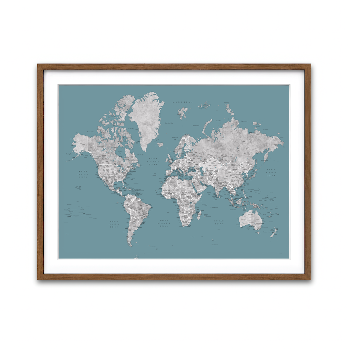 Framed Print 4x3 Walnut