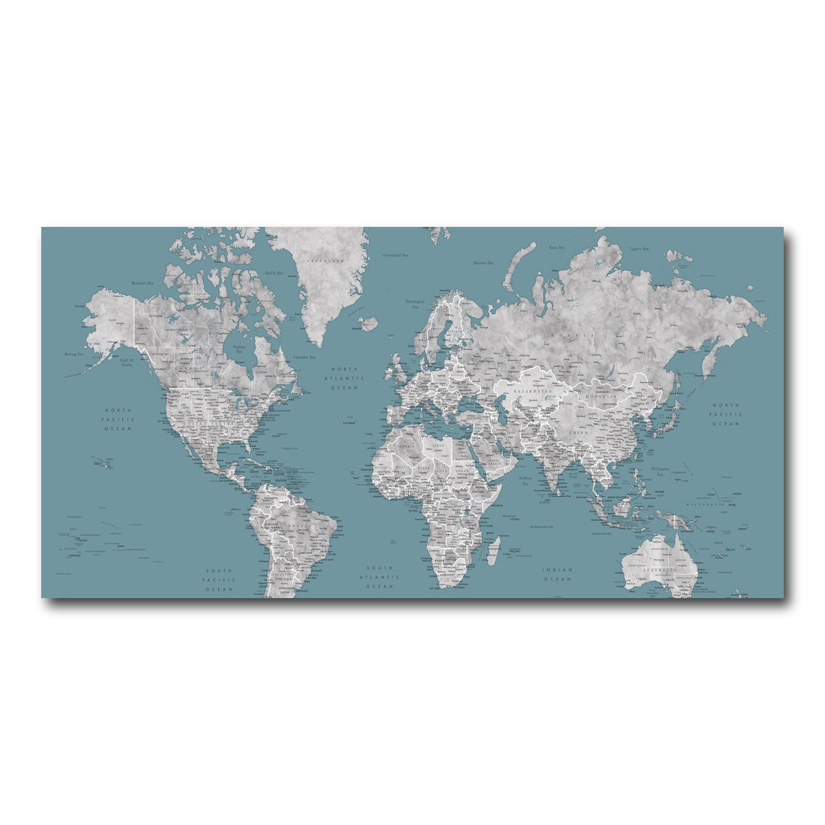 AUTO-MOCKUP WHITE | World Map 15 | 1 Piece | Gallery Wrap Canvas | group=2x1