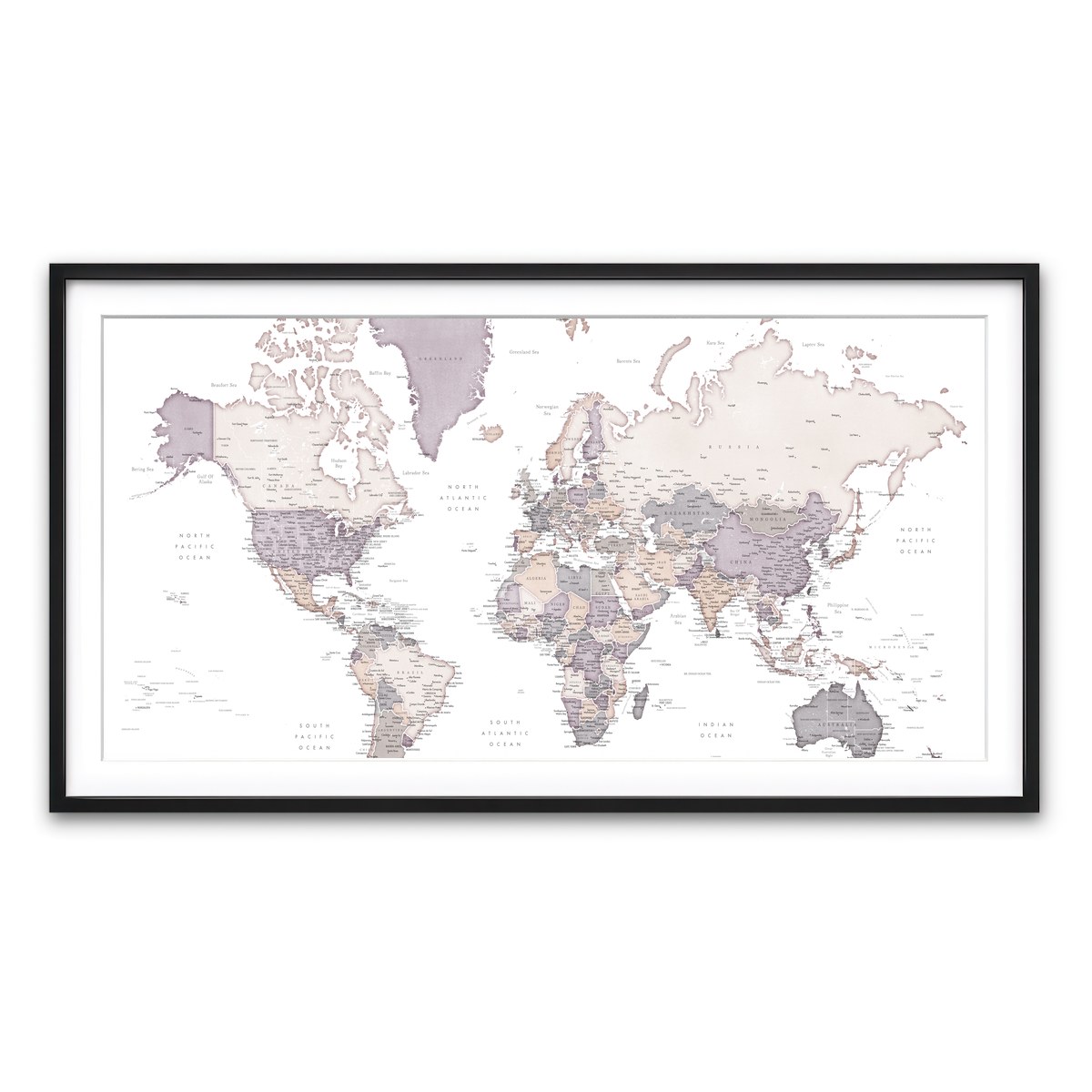 Framed Print 2x1 Black