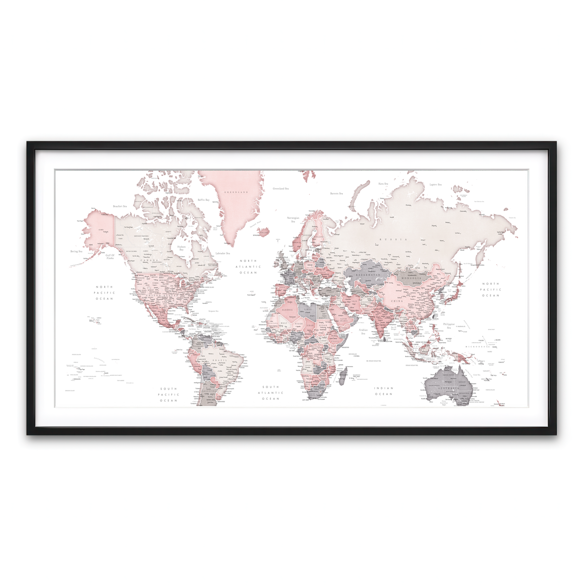 Framed Print 2x1 Black