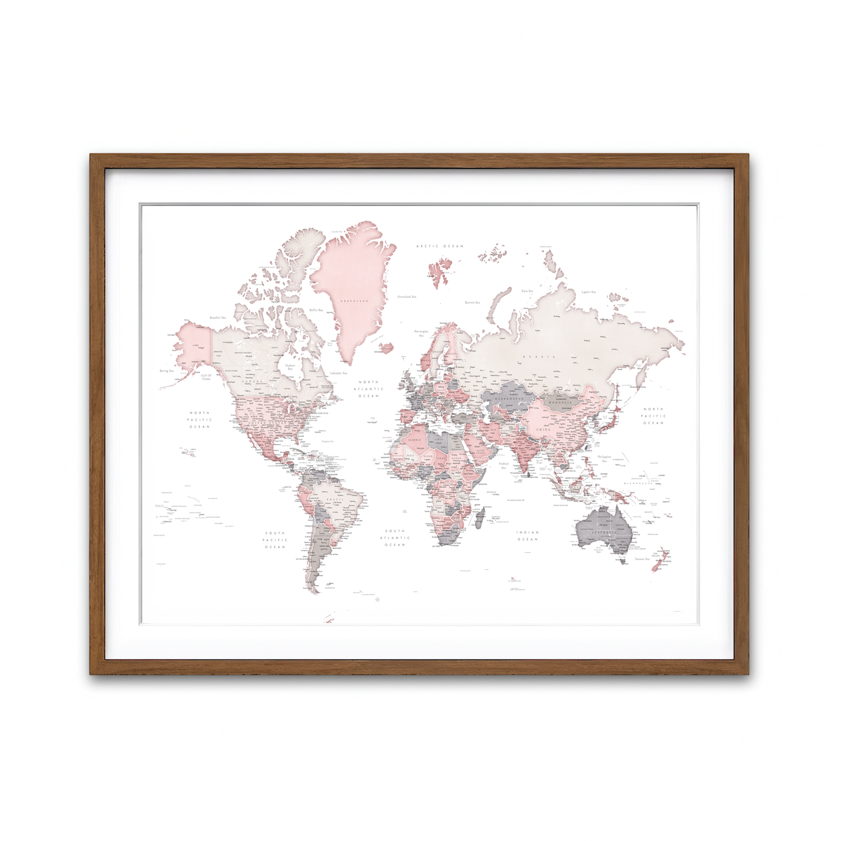 Framed Print 4x3 Walnut