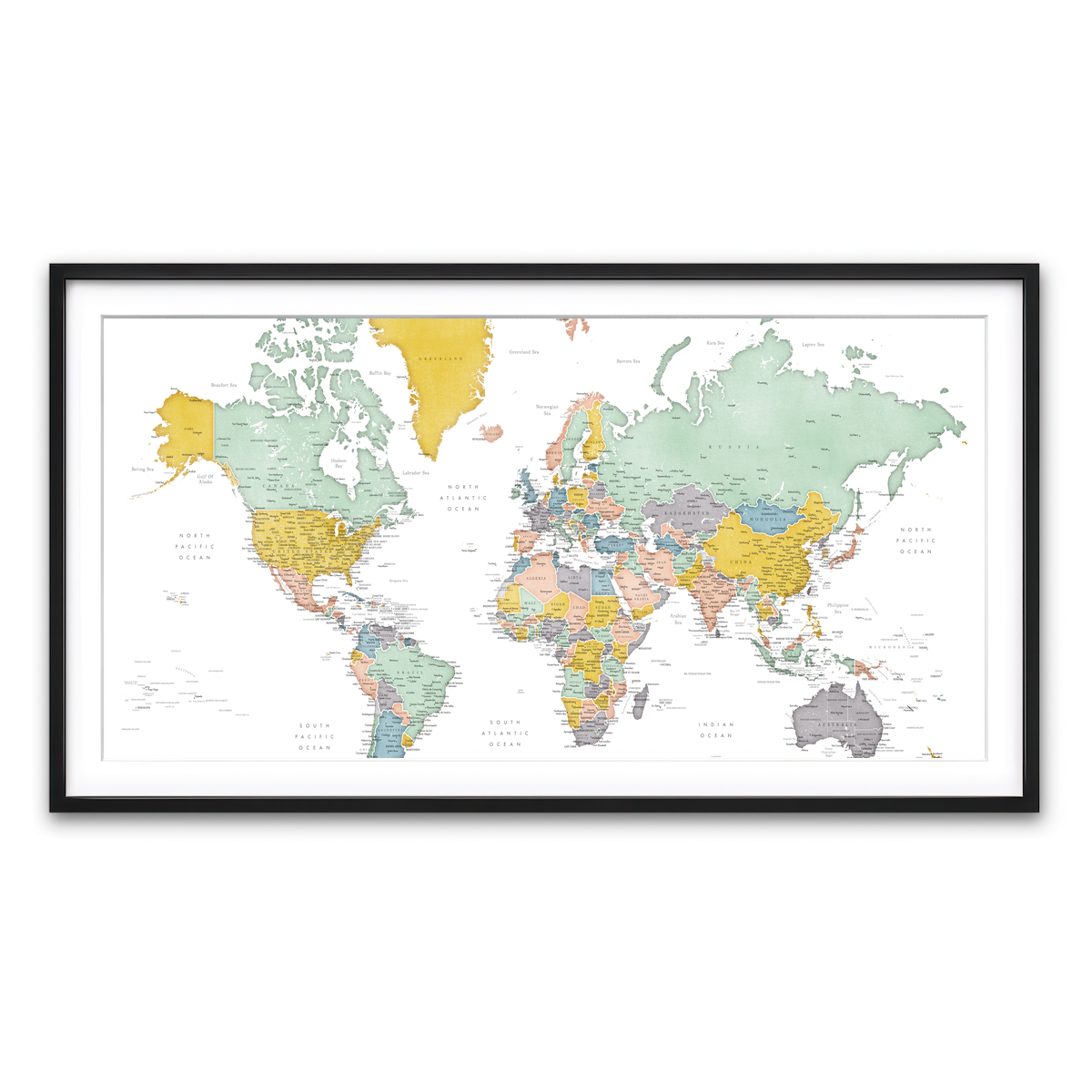 Framed Print 2x1 Black