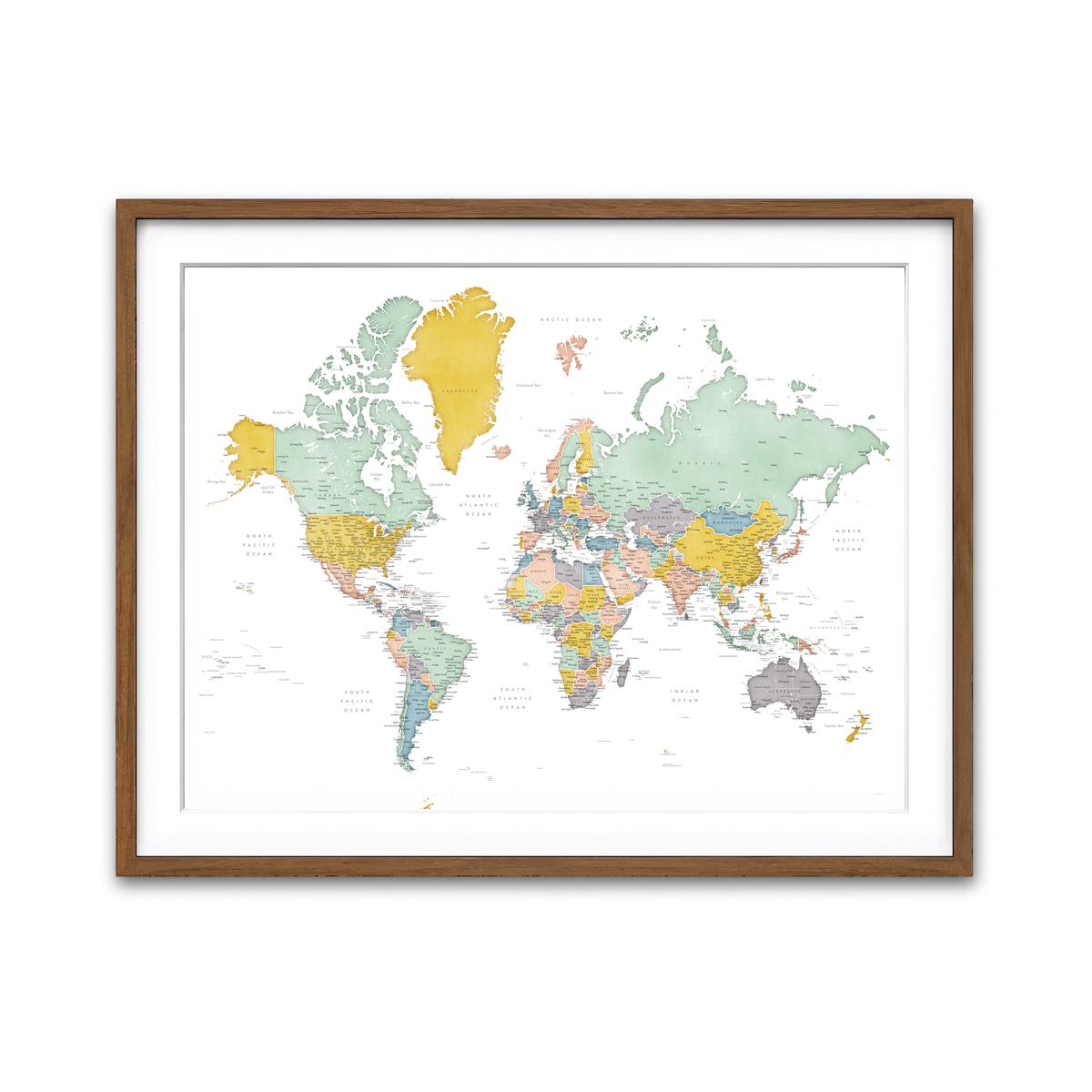 Framed Print 4x3 Walnut